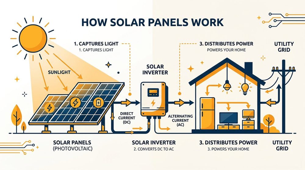 How Do Solar Panels Work? Simple Explanation (UAE)